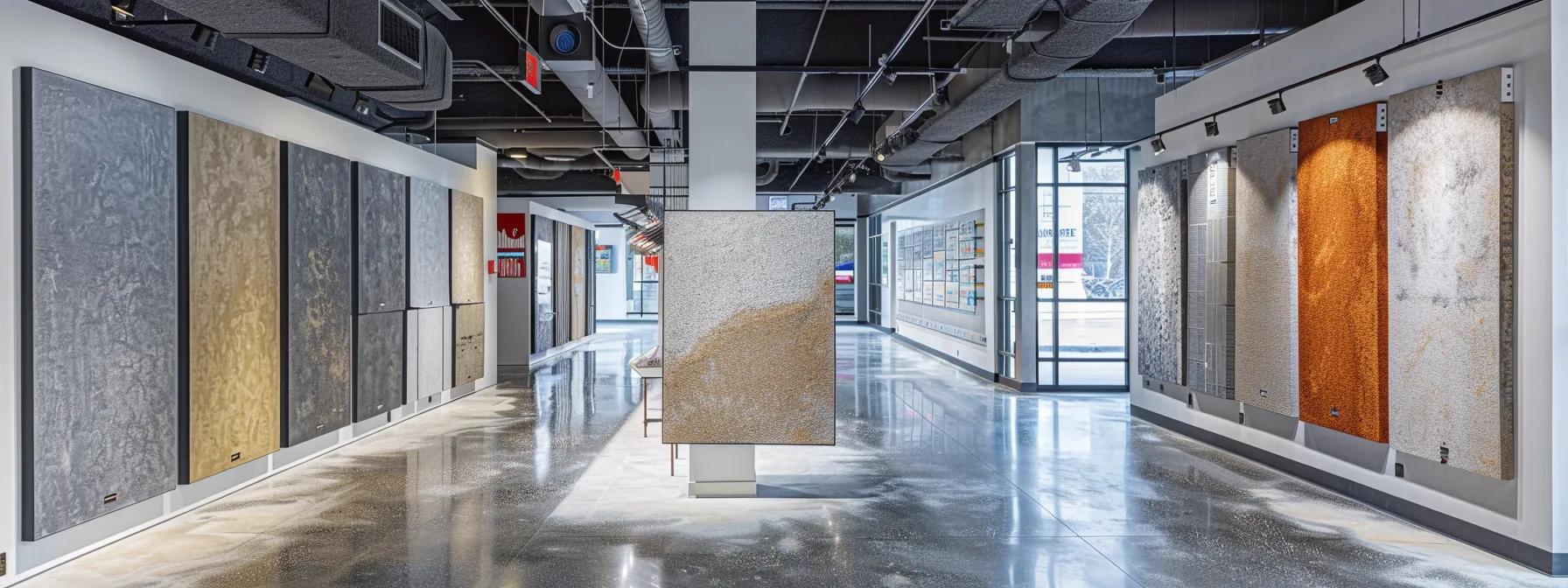 a modern construction office with sleek design features displays a range of fiberglass and engineered stucco siding samples against a backdrop of a digital weather analytics screen, highlighting climate considerations for optimal building material selection. a modern construction office with sleek design features displays a range of fiberglass and engineered stucco siding samples against a backdrop of a digital weather analytics screen, highlighting climate considerations for optimal building material selection.