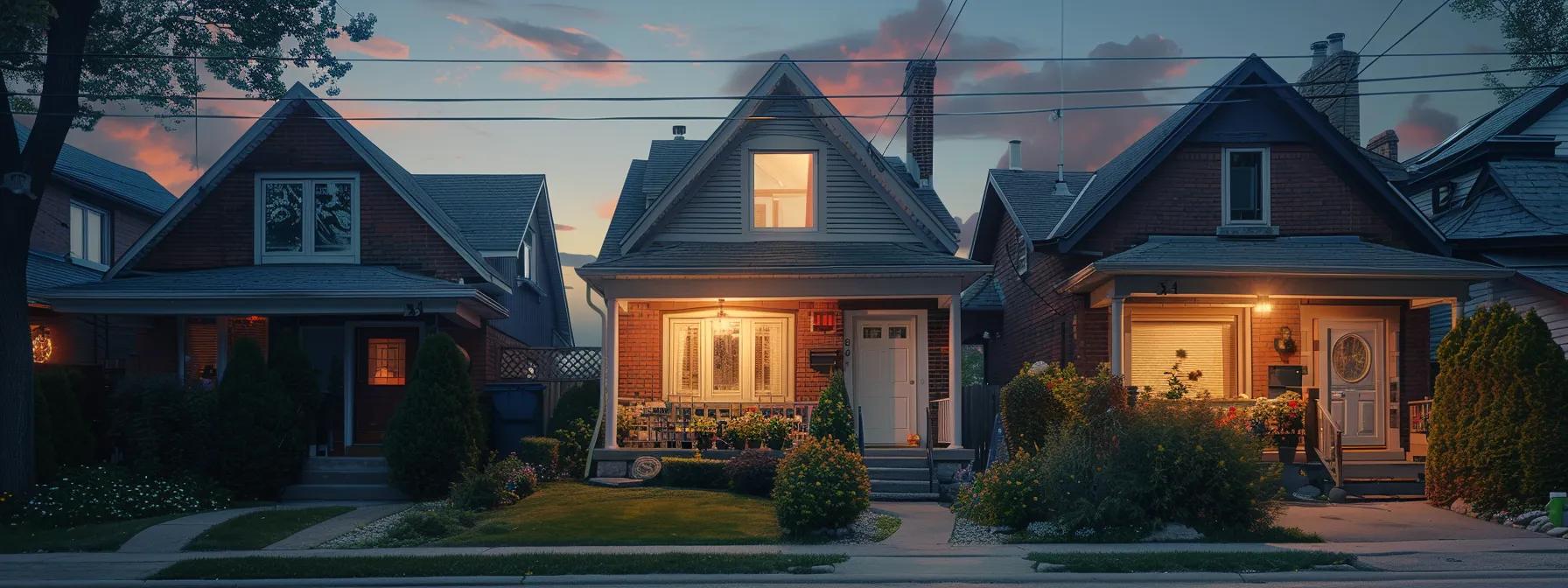 a modern home in an urban setting showcases elegant new exterior siding, highlighting stylish architectural details and robust craftsmanship under dramatic evening lighting.
